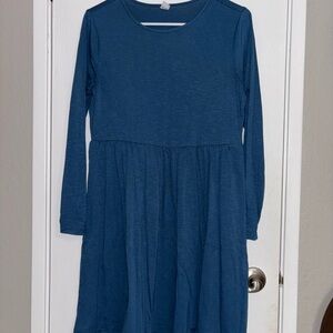 Old Navy Blue Long Sleeve Dress